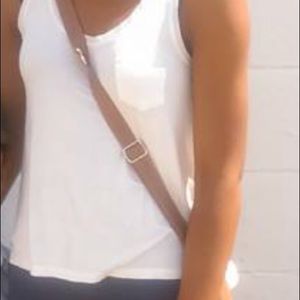 Sheer white muscle tee